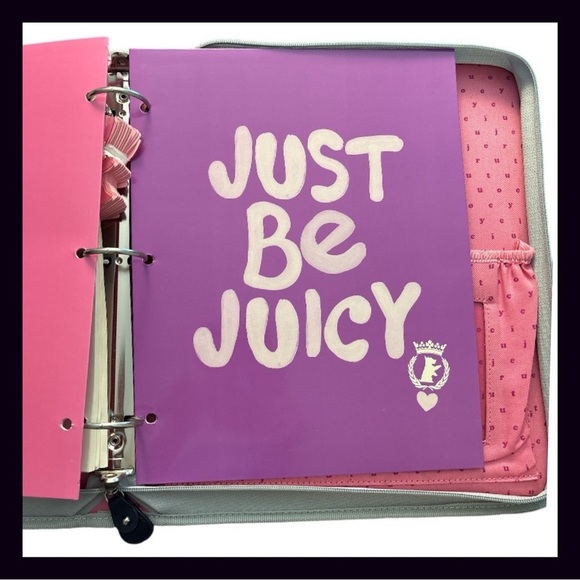 Rare Juicy Couture Binder Set - Picture 9 of 11